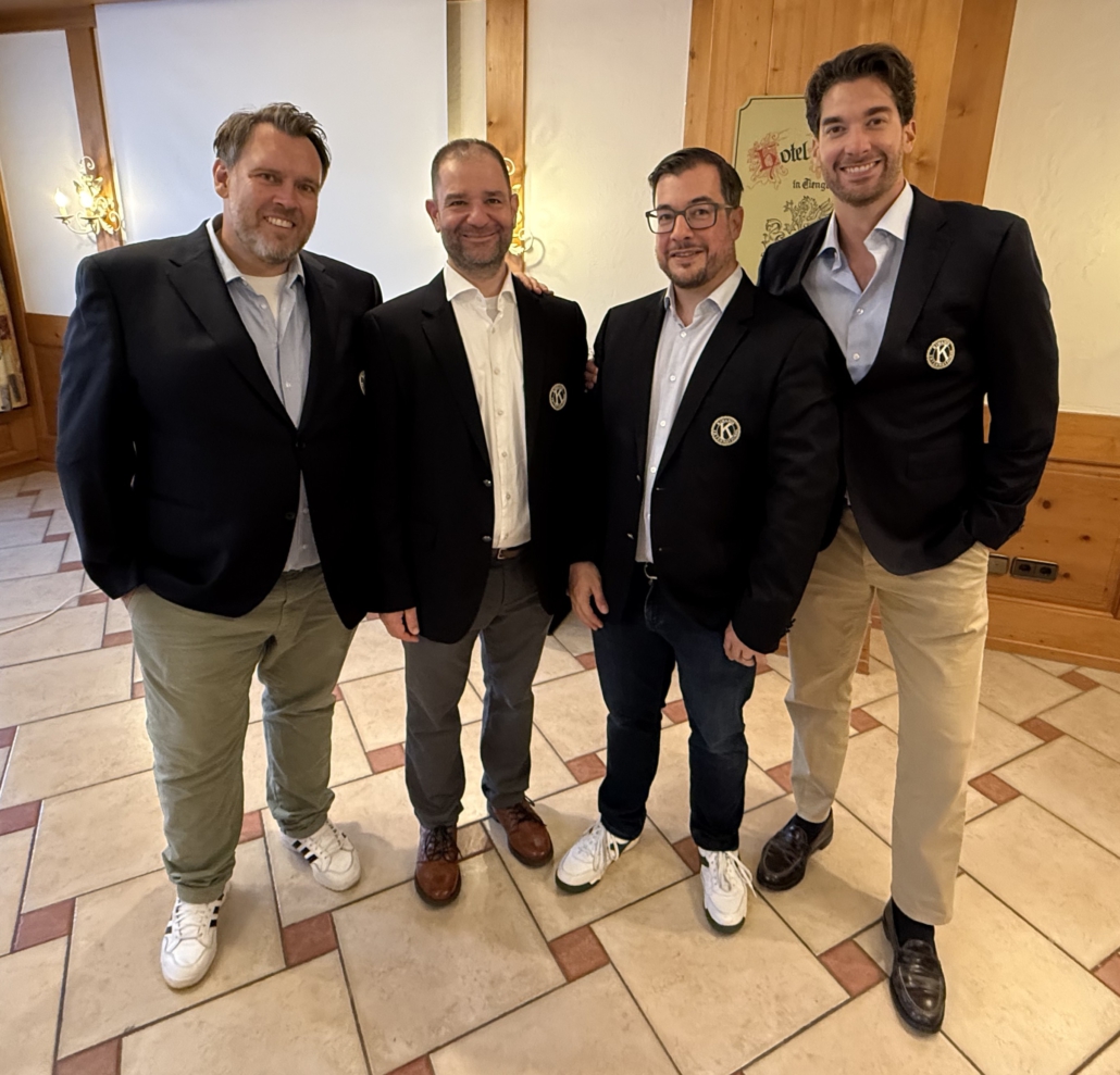 Vorstand 26/27 v.L.: Thomas Adlung, Fabian Tiefert, Markus Reckermann, Stefan Schmidle